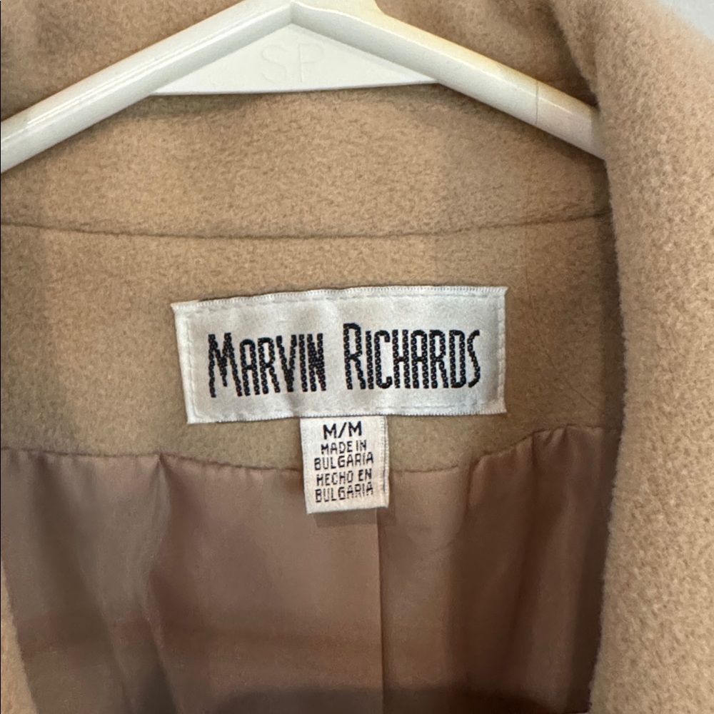Marvin Richards Wool Cashmere Double-Breasted Pea Coat- Women’s Medium - Picture 5 of 10